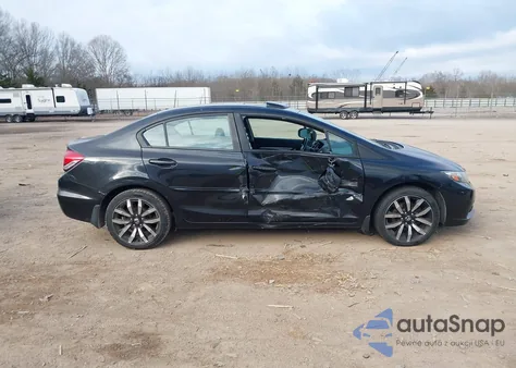 2015 Honda Civic Ex-L from USA, damaged, VIN 19XFB2F90FE095276